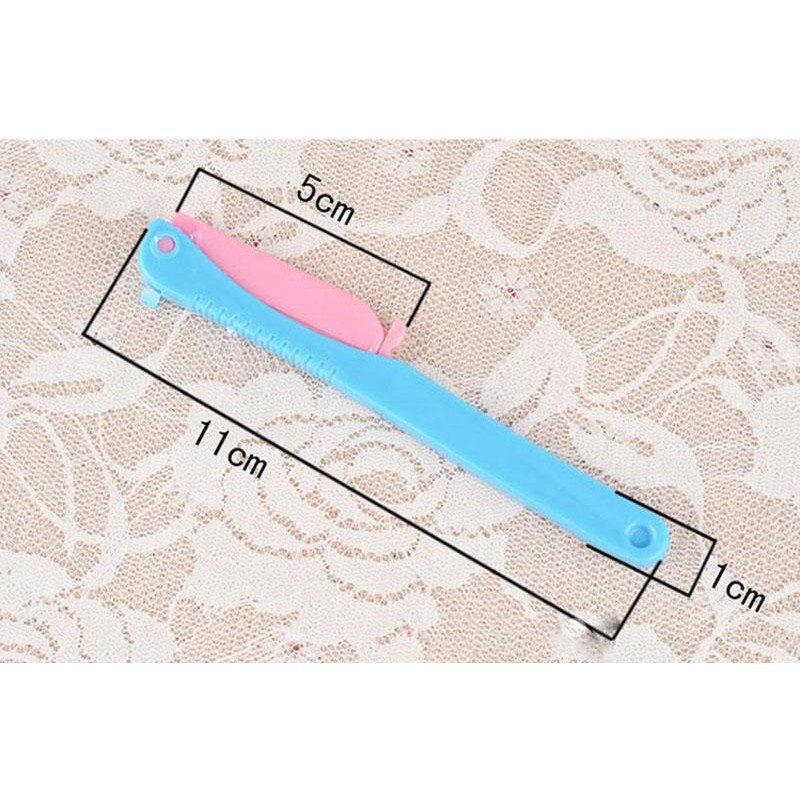Bộ dao cạo tỉa lông mày 2 lưỡi Ailin - Dụng cụ tỉa lông mày gọn nhẹ 1264 KOREA STORE88