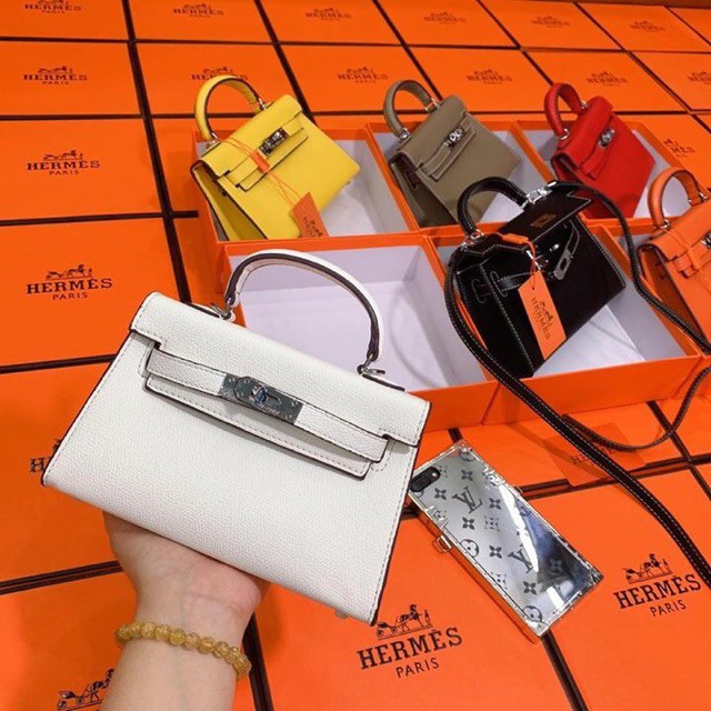 Túi xách nữ sang chảnh và sành điệu. Túi xách HM da sần Size 20 full box_ Hàng nhập khẩu chính hãng