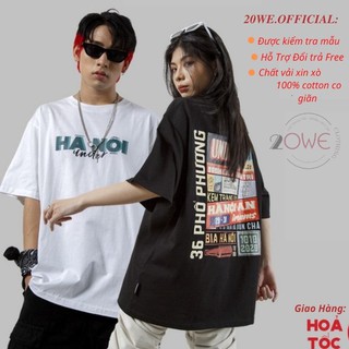 [MẪU MỚI HOT HIT 2021] Áo Thun Tay Lỡ under Hà Nội , Áo Phông 100% Cotton Nam Nữ Unisex - In Hình Local Brand Form Rộng