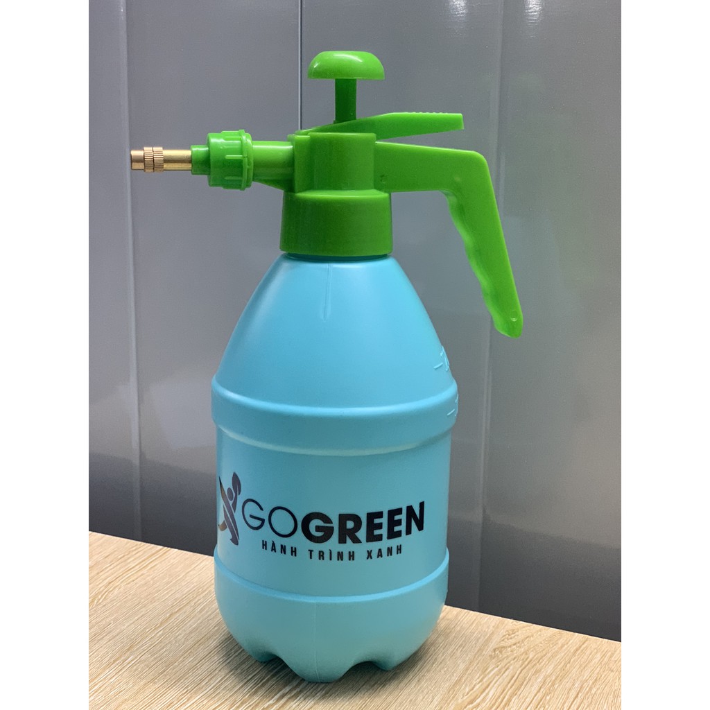 Bình Tưới Cây GoGreen 1,5L- Bình Xịt Nước Tưới Cây Cảnh, Cây Hoa - Nhựa PE cao cấp siêu bền