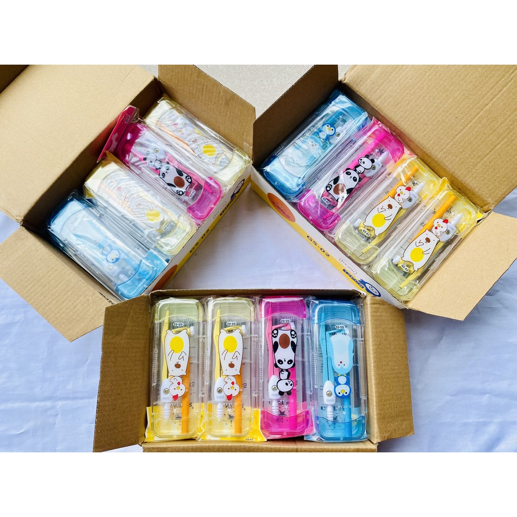 [Hàng đẹp G-star] Compa kèm bút chì cho học sinh, đồ dùng học tập cute - VPP THIÊN ÁI