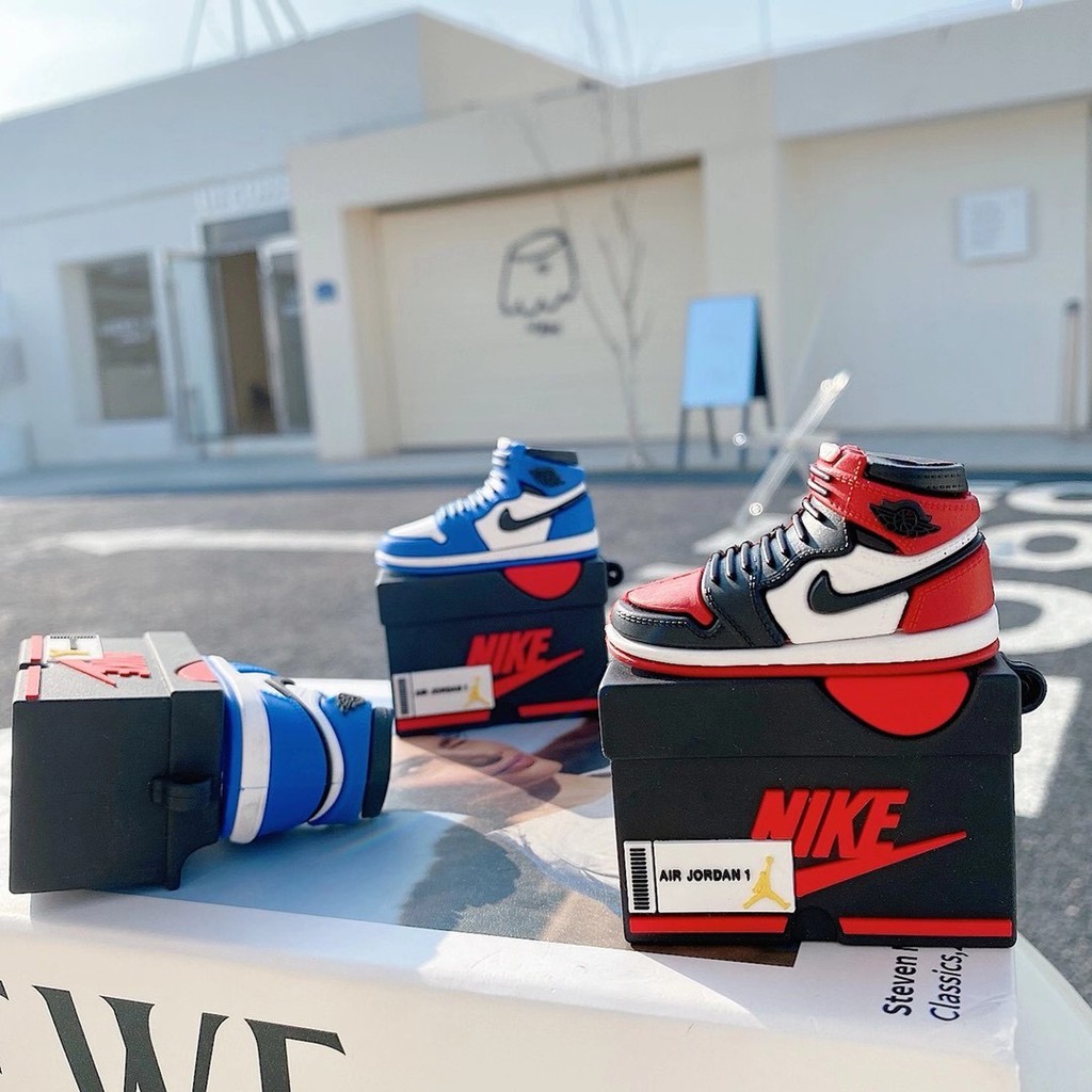 Vỏ Bảo Vệ Hộp Sạc Tai Nghe airpods 1/2/3 pro Hình Giày Nike Air Jordan Thời Trang