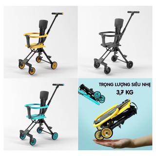 Xe đẩy thông minh 4 bánh gấp gọn 2 chiều siêu nhẹ Playkids X1