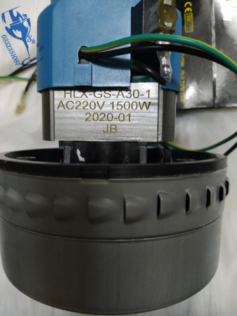 Động cơ hút bụi công nghiêp 1500w đường kính 142mm