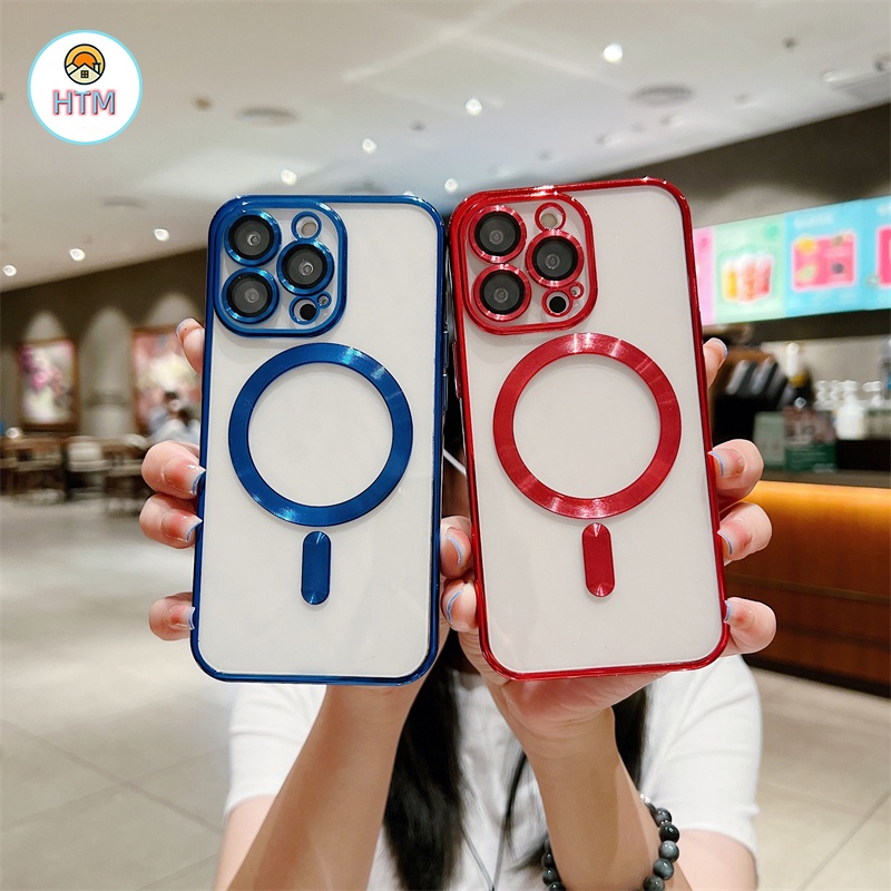 Ốp Điện Thoại Silicon TPU Mềm Mạ Viền Cho iPhone 13 12 Pro Max 11 Pro XS Max