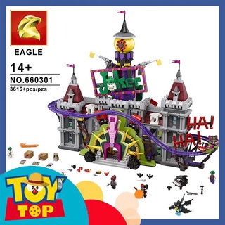 Đồ chơi lắp ráp non - lego serie Batman người dơi - xếp hình căn cứ Joker Manor hang ổ của gã hề Joker mã Eagle 660301