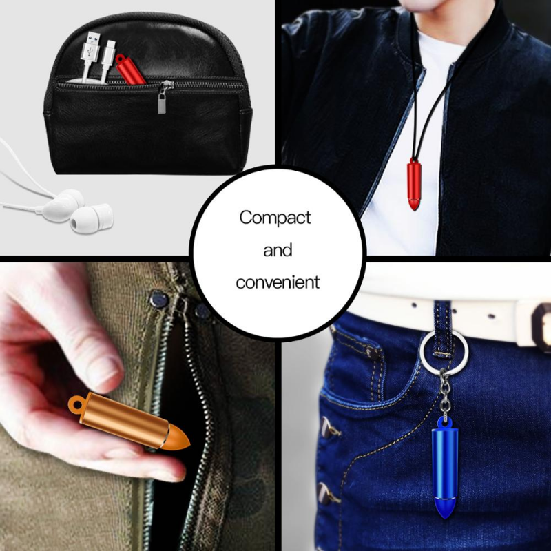 Hộp đựng phích cắm FONKEN từ tính Micro Usb Type C chống bụi bẩn tiện lợi