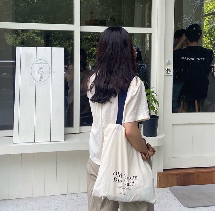 Túi Xách Canvas Cỡ Lớn Thân Thiện Với Môi Trường