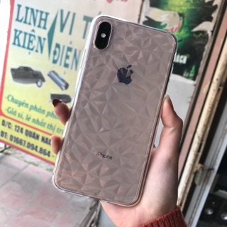 Ốp solicon trong vân kim cương các đời ip