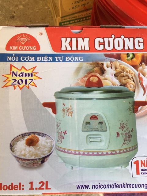 Nồi cơm điện kim cương 1,2L nắp rời