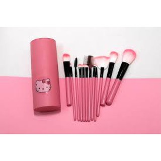 BỘ CỌ TRANG ĐIỂM CÁ NHÂN 12 CÂY HELLO KITTY 12 CÂY
