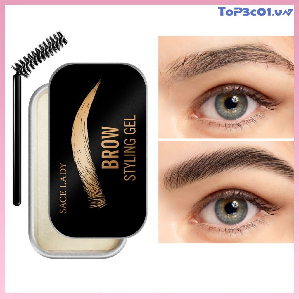 Bộ 3 xà phòng gel trang điểm lông mày SACE LADY chống thấm nước lâu trôi kèm dao cạo tiện dụng (top3c01.vn) | BigBuy360 - bigbuy360.vn