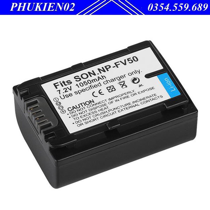 PIN MÁY ẢNH SONY NP-FV50 7.2V 1050MAH CAO CẤP