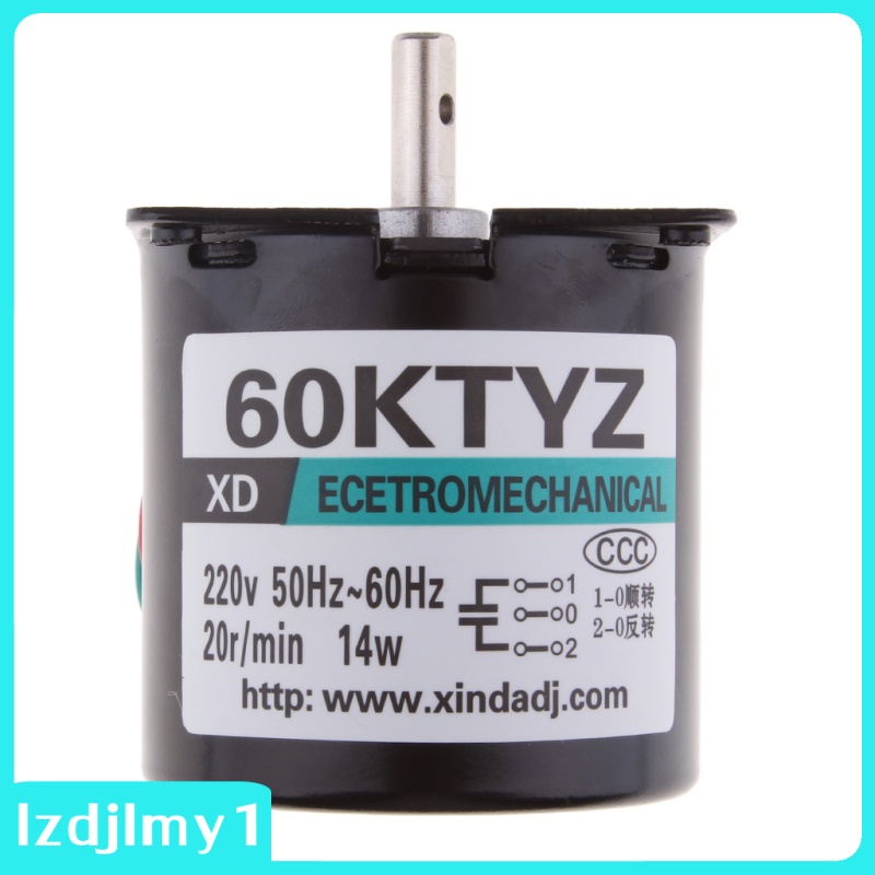 [In stock] 60KTYZ 220V 20RPM Permanent Magnetic Electric Synchronous Motor 50-60HZ