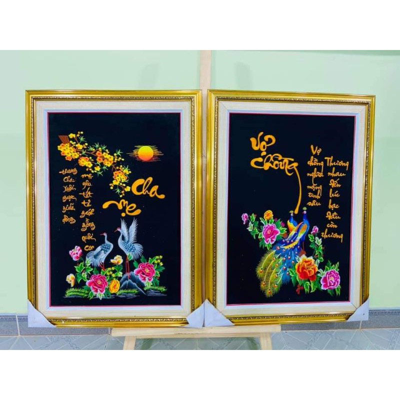tranh thêu sẵn 70*50/bức