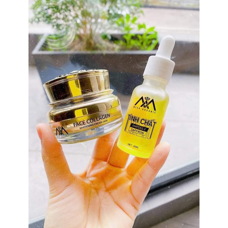 [Chính Hãng] combo face cá hồi và tinh chất ampoule saffron (face dna cá hồi)