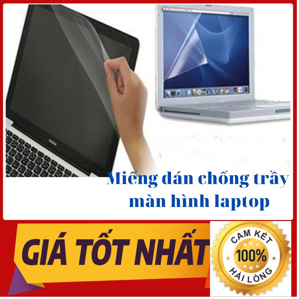 [Mã ELFLASH3 hoàn 10K xu đơn 20K] SỈ - Miếng dán chống xước bảo vệ màn hình laptop full box