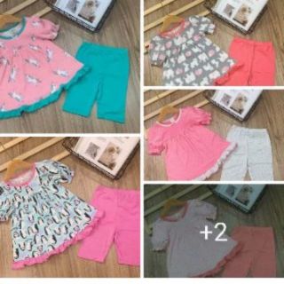 Combo sét bộ cotton hè cho bé