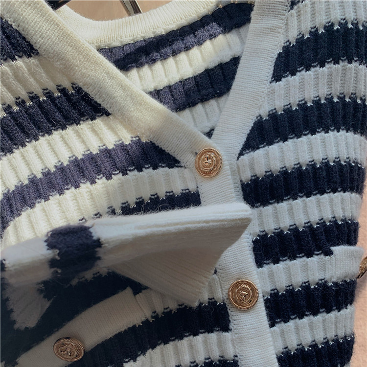 Áo Khoác Cardigan Dệt Kim Kẻ Sọc Thời Trang 2021 Cho Nữ | BigBuy360 - bigbuy360.vn