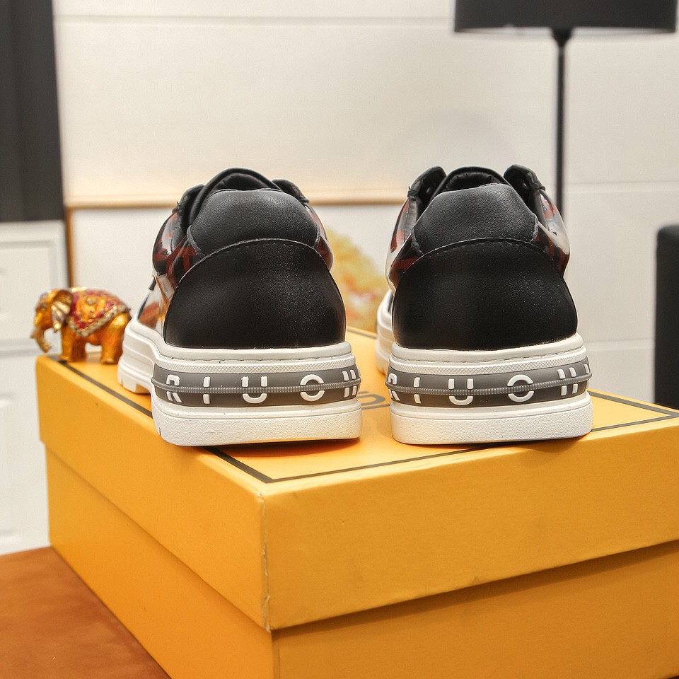 Giày sneakers nam da thật FENDI FD thiết kế thể thao, cá tính và ấn tượng