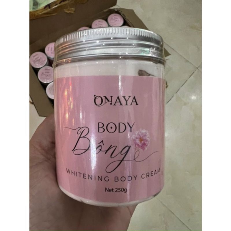 Kem body bông onaya 250gr