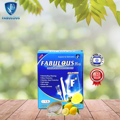 Bột rửa bát hữu cơ dùng cho máy rửa bát Fabulous Powder Plus khử tanh, khử mỡ. | BigBuy360 - bigbuy360.vn