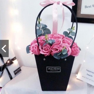 Giỏ cắm hoa vuông cao kiểu Hàn Quốc