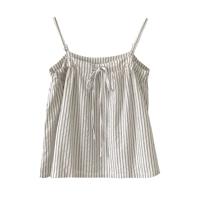 Áo dây kẻ xjnh  mã 289