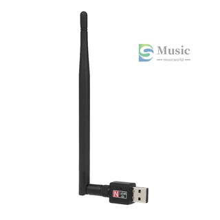 USB chuyển mạng LAN 802.11b/g/n 2dBi thành mạng không dây thích hợp ăng-ten cho máy tính