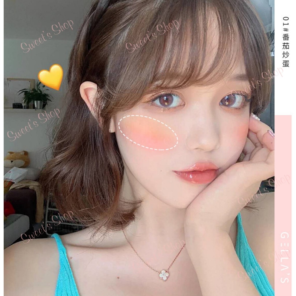 Phấn Má Hồng ♥️ Phấn Má Hồng Gella's Vitality Girl Powder Blush Vỏ Hươu | BigBuy360 - bigbuy360.vn