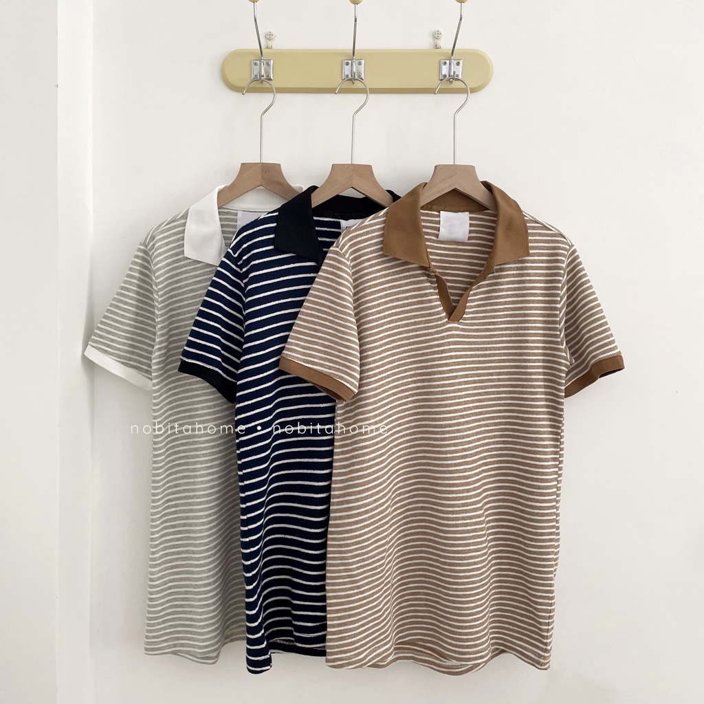 NOBITA HOME - ÁO THUN POLO SLIM FIT KẺ SỌC BEDWORTH
