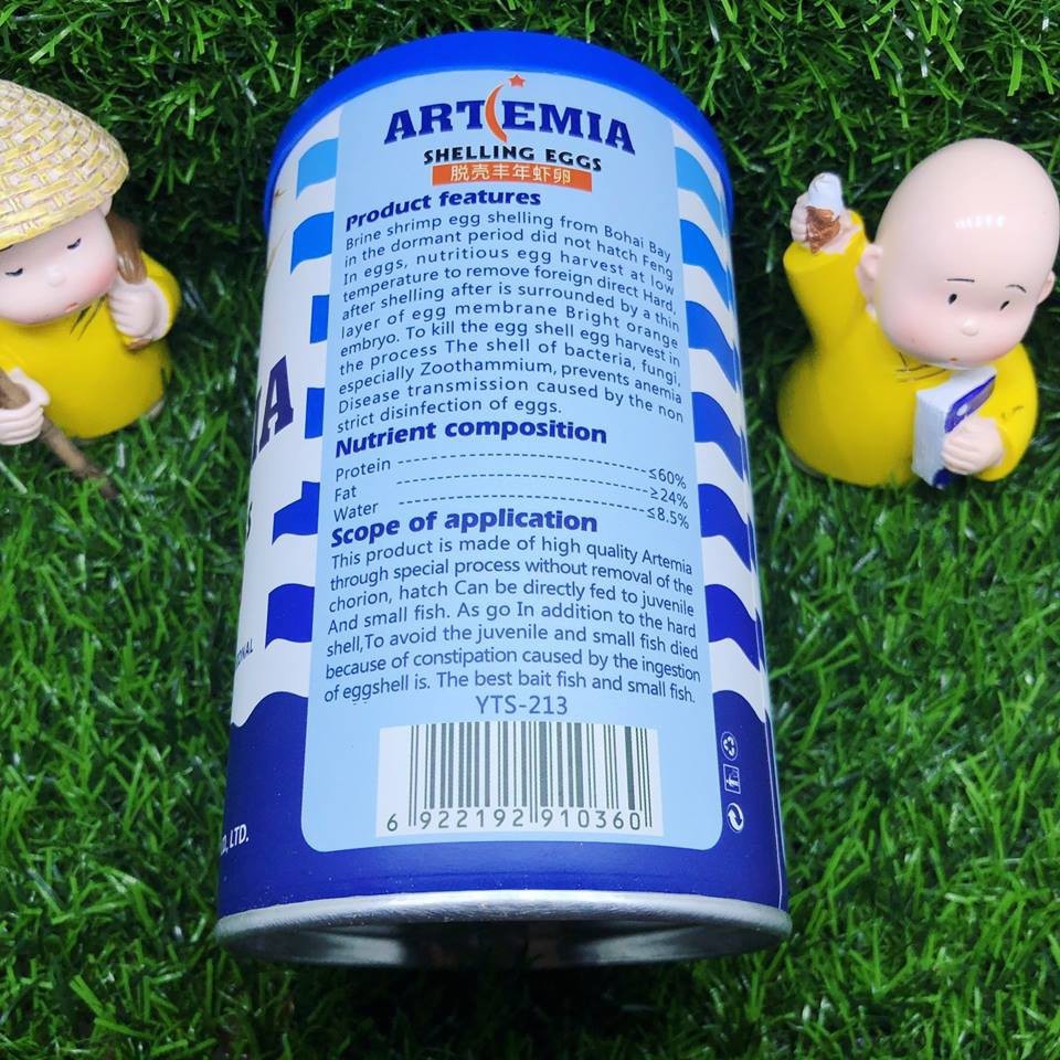 Artemia Bột Tách Vỏ Cho Cá Ăn Trực Tiếp - Guppy Xanh