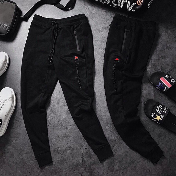 [CAO CẤP] Quần joger nam cao cấp QN28_thêu chữ sắc xảo_da cá cotton_dày mịn không xù [HÀNG SHOP_XUẤT KHẨU] | BigBuy360 - bigbuy360.vn