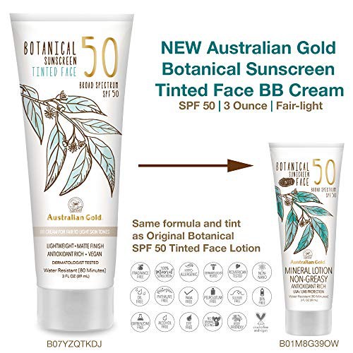 Chống nắng vật lý kiềm dầu Australian Gold Botanical Sunscreen