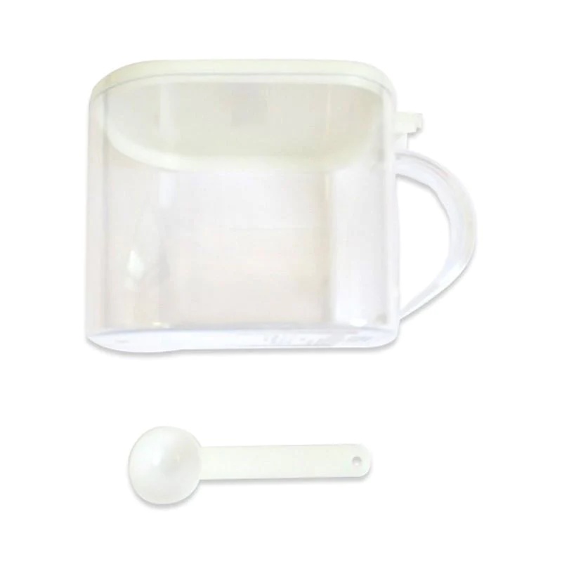 Daiso Hũ Đựng Gia Vị Seasoning Container With Grip White
