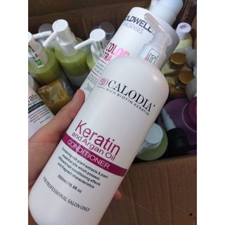 Dầu xã phục hồi Keratin dành cho tóc khô xơ, hư tổn Calodia - Hàng Ý nhập khẩu - 500ml