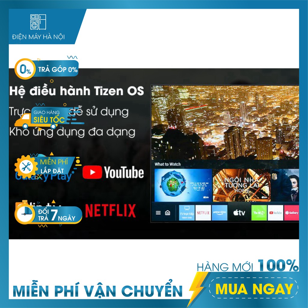Smart Tivi Samsung 4K QLED 55 inch QA55Q80TA  - Hàng chính hãng