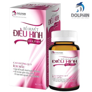 Bổ huyết điều kinh hoạt huyết hỗ trợ làm giảm triệu chứng rối loạn kinh nguyệt đau bụng kinh - dolphin