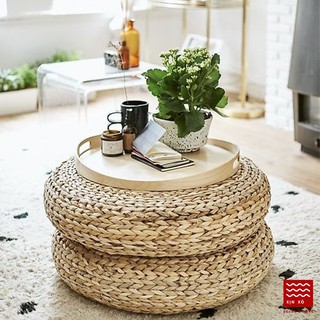 Đệm ngồi lục bình D50 x H16cm/ Hyacinth stool D50 x H16cm