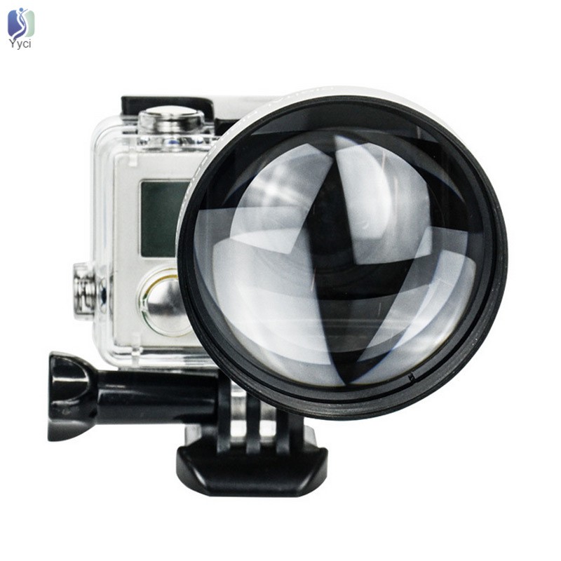 Yy Zoom Lens HD Super Telephoto Lens Universal 52mm Professional Digital Camera for Gopro GOPRO 3+ 4 for Xiaoyi  @VN