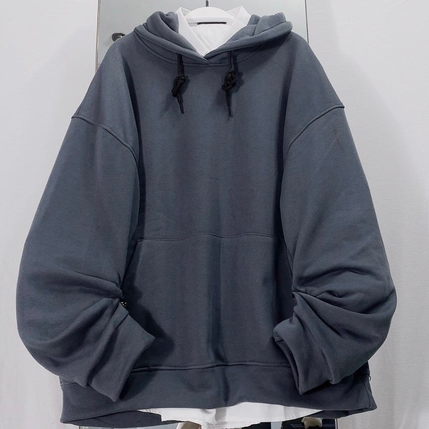 Áo Hoodie nỉ Trơn Unisex nỉ bông cực dày dặn