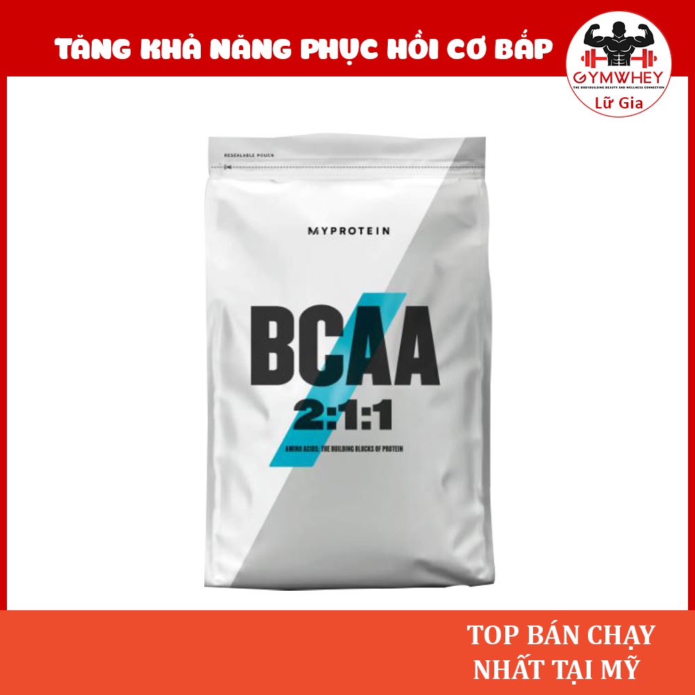 BCAA Tăng Khả Năng Hồi Phục Cơ Bắp Myprotein Essential BCAA 2:1:1 200 Lần Dùng