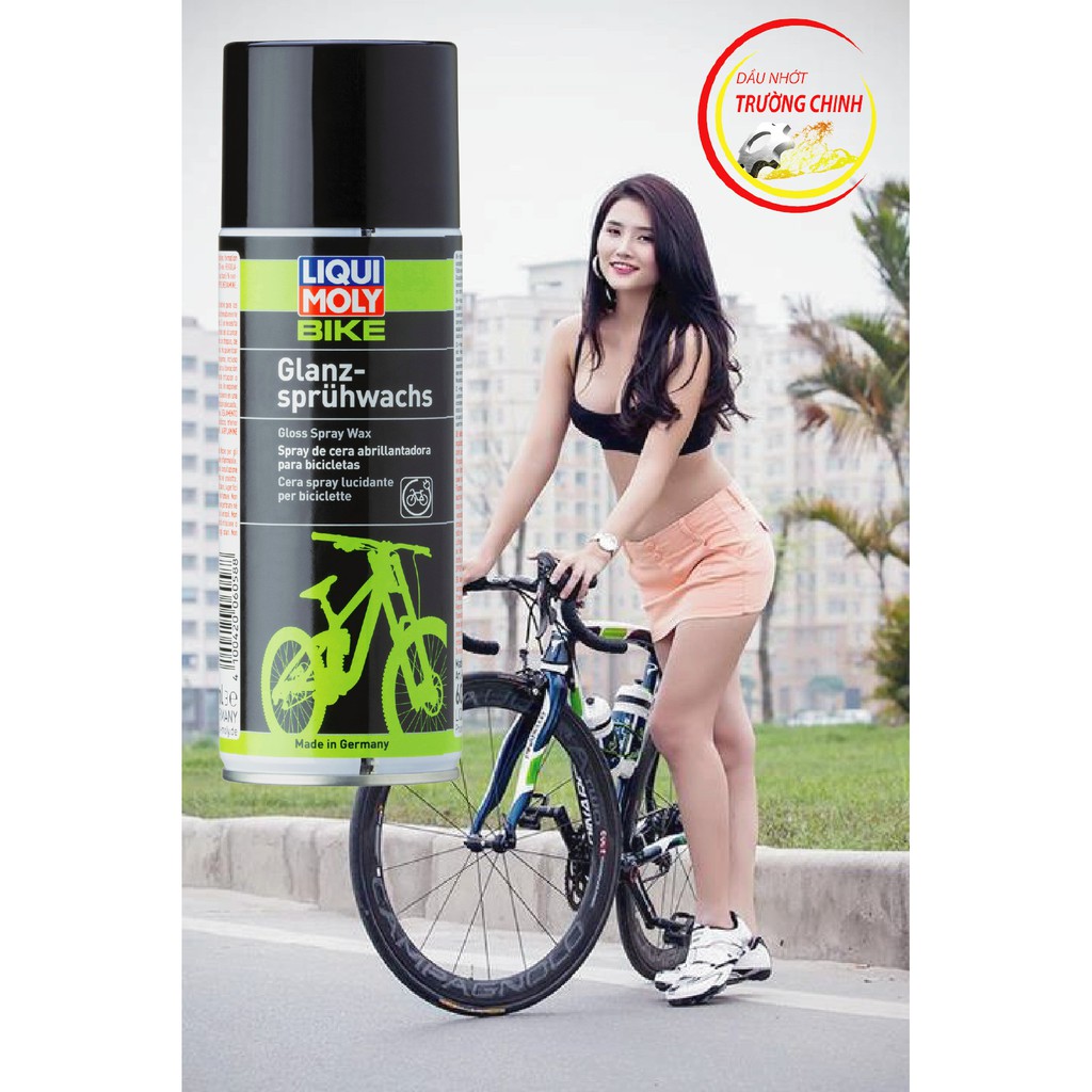 Sáp đánh bóng sơn xe đạp Moly Liqui Bike Gloss Spray Wax 6058 400ml