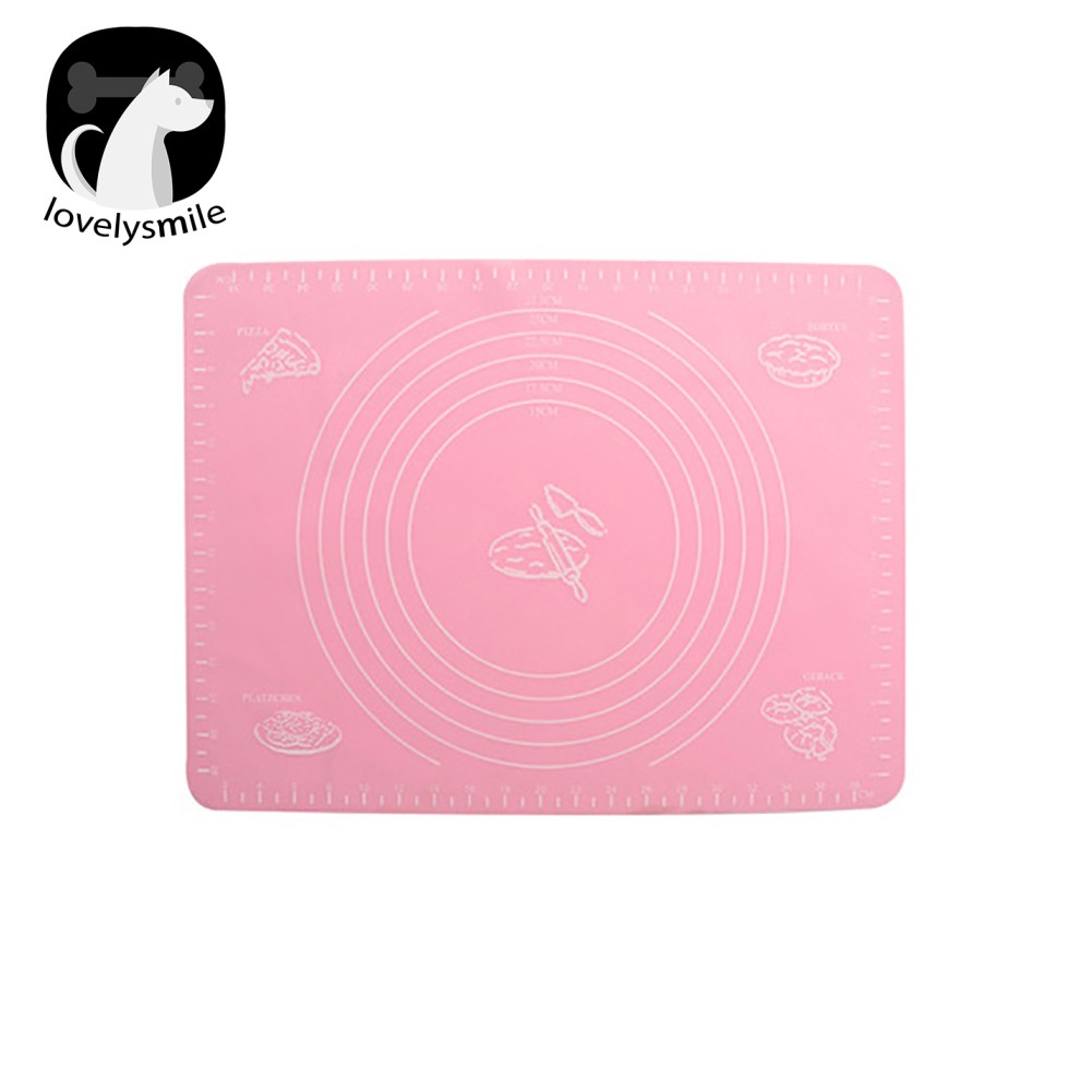 L ~✌Thảm Nhào Bột Làm Bánh Bằng Silicone Chống Dính