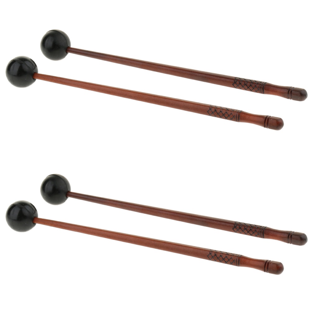 Exquisite 2 Pair Tongue Drum Mallets Drumsticks Percussion Instrument Parts