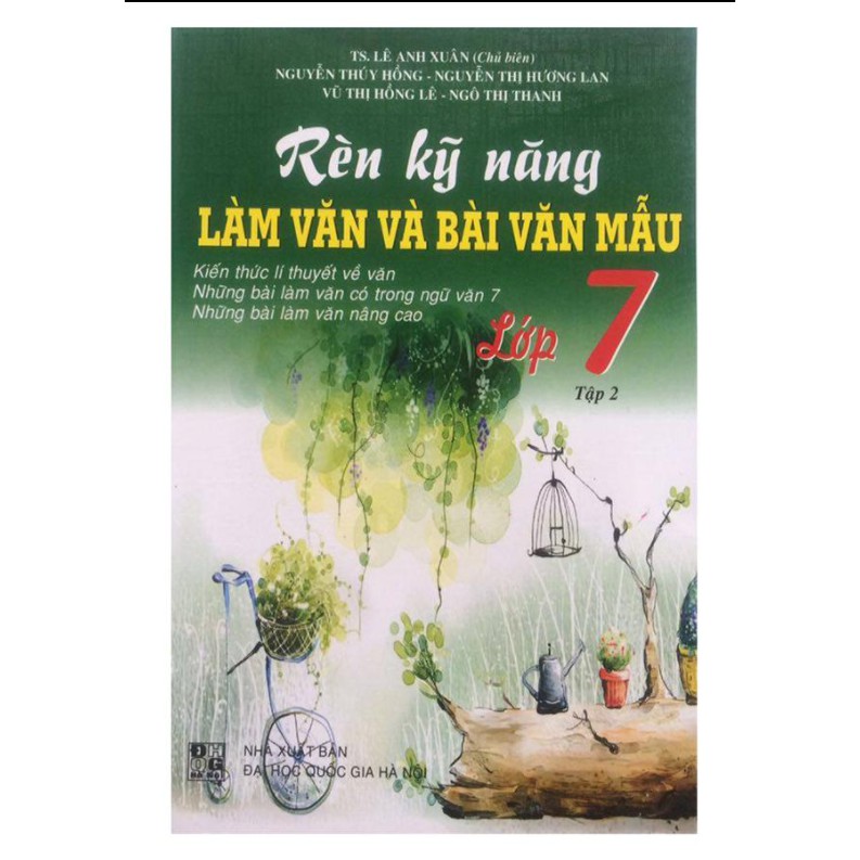 Sách - Rèn Kỹ Năng Làm Văn Và Bài Văn Mẫu Lớp 7 (Tập 2)