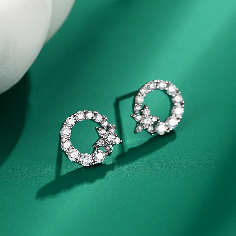 Bông tai ngôi sao nhỏ ngọt ngào thời trang đính đá ANTA Jewelry - ATJ8037
