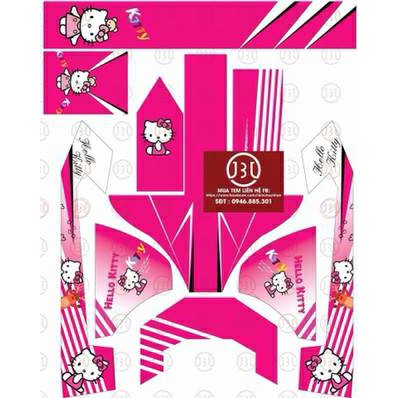 tem trùm xe điện 133 HELLO KITTY