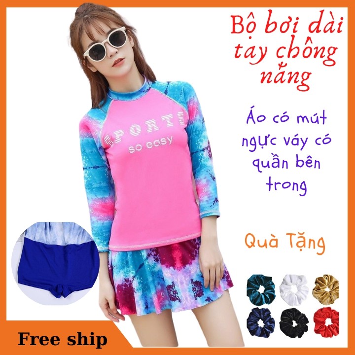 bộ bơi áo tắm dài tay cực chất | BigBuy360 - bigbuy360.vn