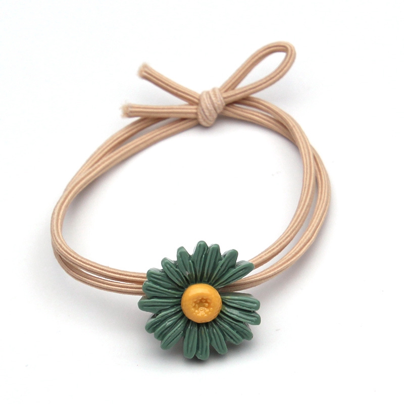 Dây cột tóc hình hoa hướng dương đáng yêu cho bé gái